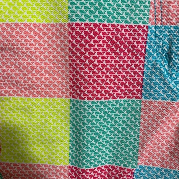 Vineyard Vines Whale Patchwork Every Day Shorts Womens Multicolor Stretch Size 6 - Picture 3 of 12